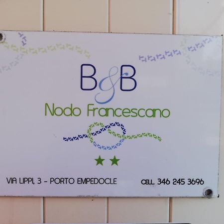B&B Nodo Francescano Porto Empedocle Eksteriør bilde